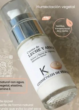 CREMA FACIAL DE LECHE Y ARROZ